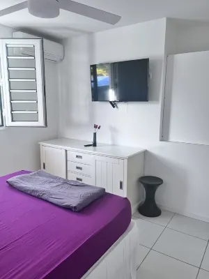 Villa Créole Avec Piscine à 100 m de la Plage