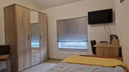 Large vacation apartment with comfort just outside Leipzig Отели в г. Кростиц