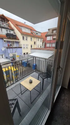 Central living directly on the market square in Balingen. Hotels in Balingen