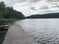 Quiet vacation home in the center of Lübz Mecklenburg Lake District Carport harbor Hoteles en Lübz