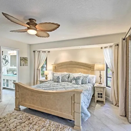 Canal Waterfront Home with Private Pool and Dock!