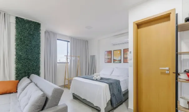 Stay With a Pool and gym 350m From the Beach in a Prime Location in Maceio - SLI