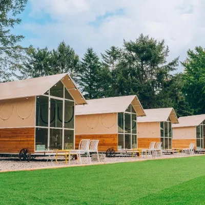 Uijeongbu Pika-pu Picnic & Glamping Seoul YMCA Dobongsan Branch Hotel berhampiran Kuil Cheonchuksa