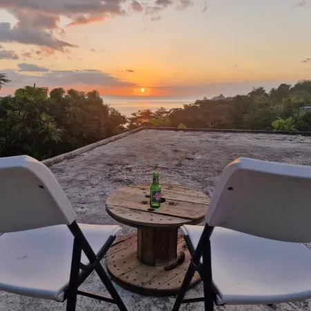 Sunset views in nature and Wifi