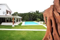 Las Terrenas Front Beach and Garden Villa with Private Staff