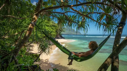 Experience the Island Paradise of Kauai's North Shore from above the Treetops. - de playa