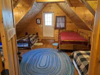 Mohican river and Mohican state park cottage