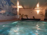 Vacation apartments with terrace directly on the Hesselberg Hotels in Gerolfingen