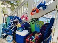 Family Tides-Pool, Hot Tub, Kayaks, Golf Cart, Walk to the Gulf, No Cleaning Fee