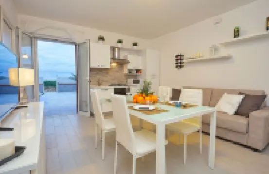 House in front of the beach of Balestrate