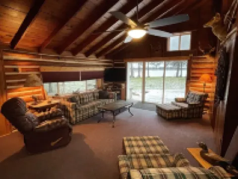 Lakefront Oasis w Beach + Dock for Your Boat Hotels in Grayling Township