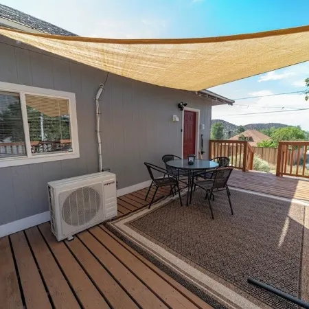 Cozy Fireplace & Gorgeous Views! Modern Miner's Cottage w/Miles of Trails!