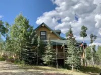 Aspen Sunset Log Cabin - surrounded by aspen trees & gorgeous views