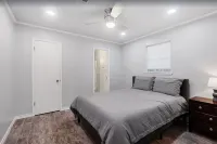 Open modern concept home with large backyard on Lake LBJ with Private Casita!