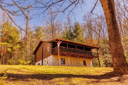 Secluded wilderness cabin retreat in Bryson City- Dog friendly! WiFi A/C