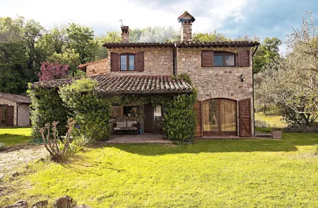 Casale Chimneys Immersed in Olive Trees Отели в г. Монте-Кастелло-ди-Вибио