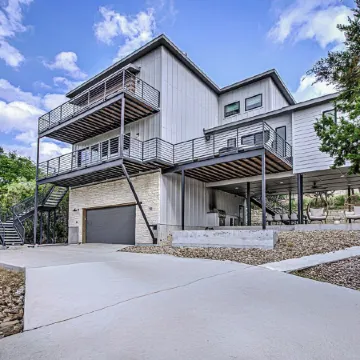 NEW LISTING! Stunning Lakehouse with Views, Hot Tub & Gameroom!