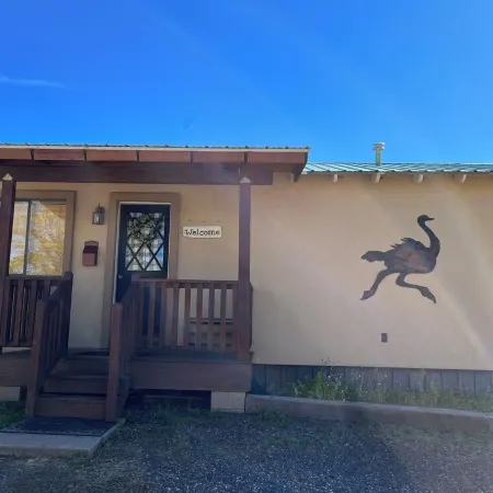 The Ostrich House! Cozy, comfortable and private.