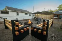 Quarter acre! Rare! 3 BR home AC, WiFi, fitness room, lots of space and privacy