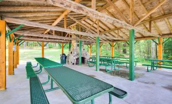 Deck and Fire Pit Beachfront Home in Gaylord!