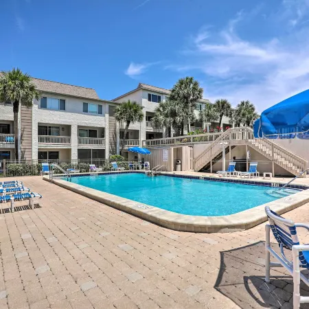 Beachfront St Augustine Condo w/ Pool Access