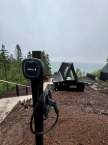 Kalliot: Lakefront Tiny A-Frame w/Barrel Sauna + EV Charger