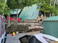 Cozy,secluded waterfront lodge nestled in the Adirondack Mountains. Pet friendly