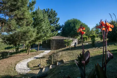 1. Rustic Rondavel with Wood-burner & Sauna – Long-stay Winter Retreat