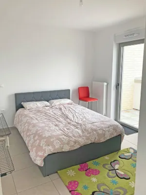 Roof top lighthouse and sea view