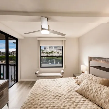 Vanderbilt Beach Condo, Bay Views, New Saltwater Pool, Walk to Beach
