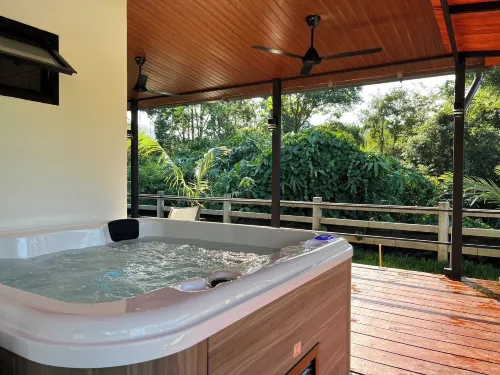 Private 2 Bedrooms Villa Near Waterfall in Khao Lak-Terrace Large Bubble Jacuzzi - Homestays