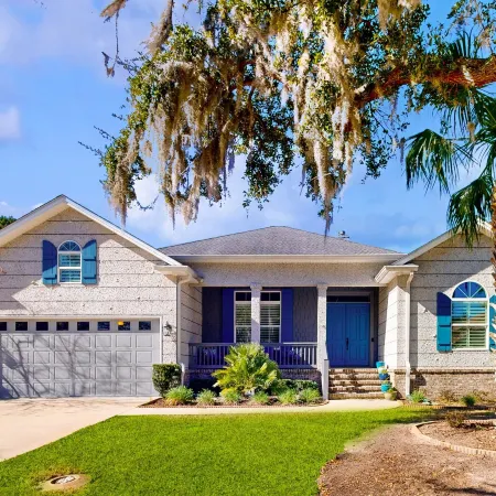 Golf Course-view Home Near Beaches With Deck, Porch, Grill, Streaming, W/d, & AC