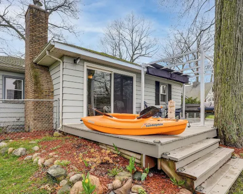 Secluded Home w/ Lake View in Delton! Hotels in Barry County