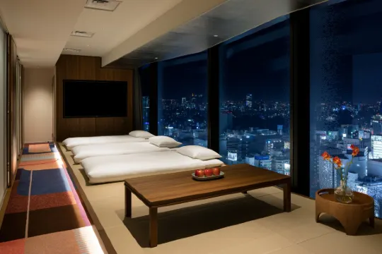 The three bads provided by HOTEL GROOVE SHINJUKU, A PARKROYAL Hotel