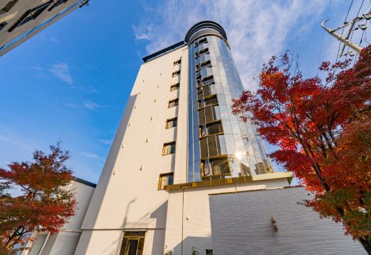 덴바스타 호텔의 히노끼탕 객실