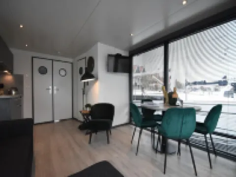 Boat in Volendam Near Marina Museum