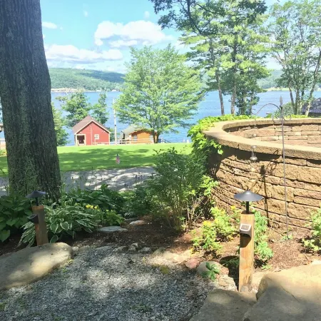 Beautifully appointed lake-view cottage with dock access