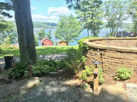 Beautifully appointed lake-view cottage with dock access