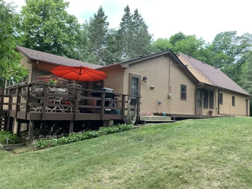Not so rustic brand new apartment on beautiful Pine Mountain Lake.