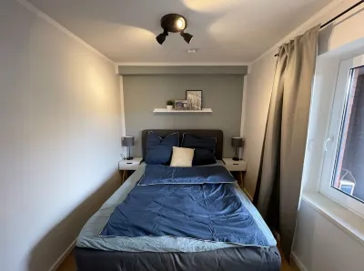 Modern holiday apartment with terrace in Büsum