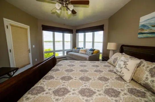 Lake Front Condo on East Lake Okoboji in Bridges Bay Resort.