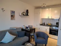 Small apartment in Dornumersiel with glazed balcony House Spieckeroog Hotels in Dornumersiel