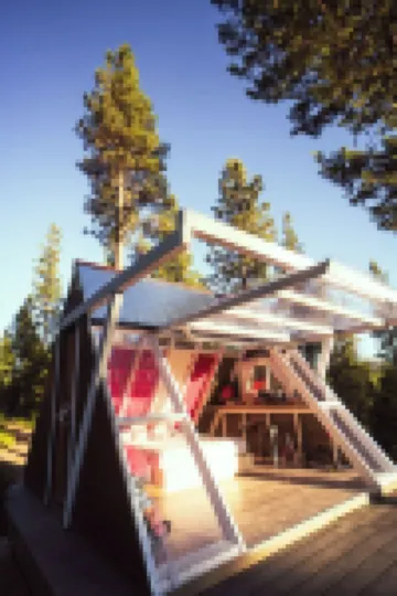 The Stargazer A-frame Cabin with Mtn View, Hot Tub