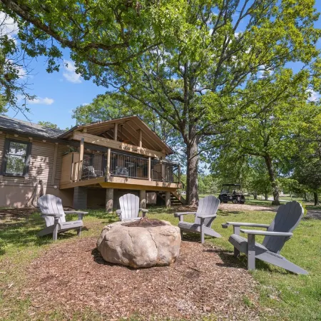 Resort Cabin w/ Firepit, Spacious Deck & Outdoor TV - 2 Miles to SDC
