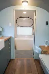 Glamping in Vintage Airstream with modern comforts with private pond access.