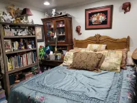 Cozy older home,  zen like garden. Pet friendly. Not for people with allergies.