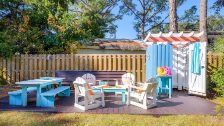 Coastal Cottage 4 Blocks from Beach, fall specials & military discounts Отели в г. Тайби-Айленд