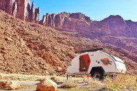 Red Rock Base Camps Teardrop Trailer #3. Take your hotel room outside!