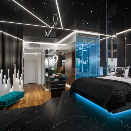 Apartamenty Sky Tower z Jakuzzi Przy Oknie by Bqqk