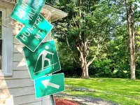 Private Waterfront Retreat – Cozy Fall/Winter Getaway • Hot Tub • Sauna •Firepit Hotels in Ulster